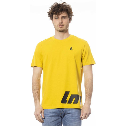 Invicta Sunshine Yellow Crew Neck Tee with Logo Print yellow-cotton-t-shirt-3 product-24038-2099025502-b4350a9d-ae1.jpg