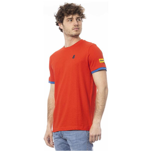 Invicta | Red Cotton T-Shirt| McRichard Designer Brands   