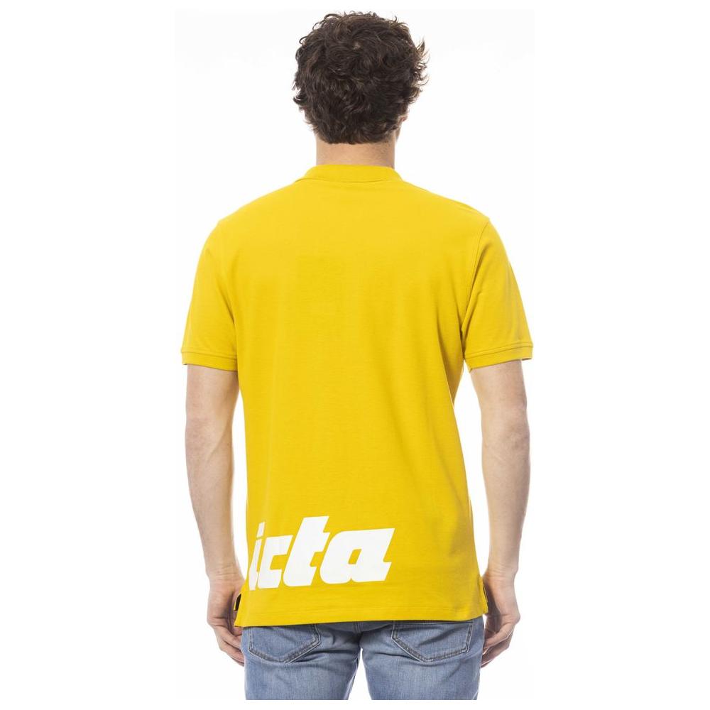 Invicta Sunny Cotton Summer Polo yellow-cotton-polo-shirt-1