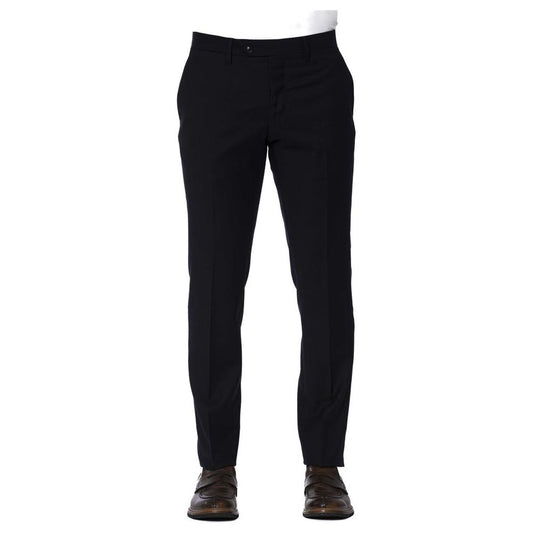 Trussardi Chic Blue Polyester Trousers for Men blue-polyester-jeans-pant-1 product-24077-1001029096-c2728421-7e6.jpg