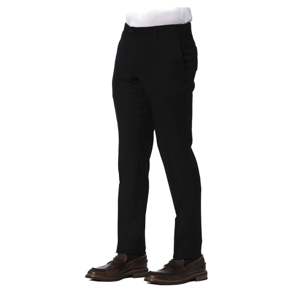Trussardi Elegant Black Trousers for Distinguished Style black-polyester-jeans-pant-2 product-24078-1478929032-90a8cbf0-db4.jpg