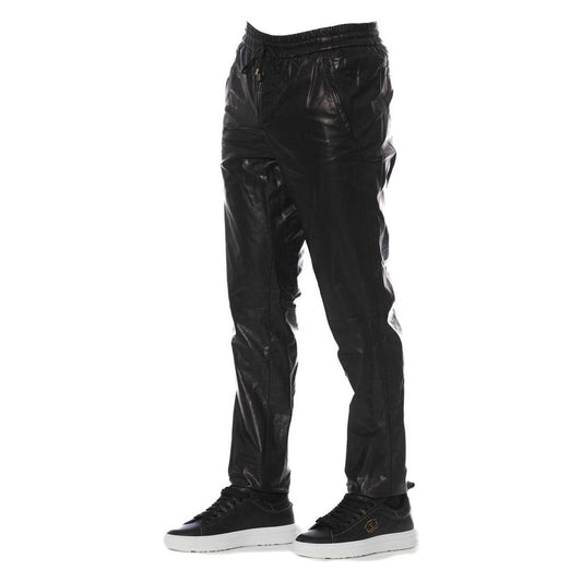 TrussardiSleek Black Leather Trousers for MenMcRichard Designer Brands£319.00