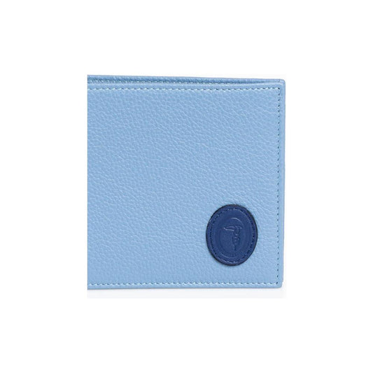 Trussardi Elegant Light Blue Leather Wallet light-blue-leather-wallet product-24085-20887861-fdefccc2-e57.jpg