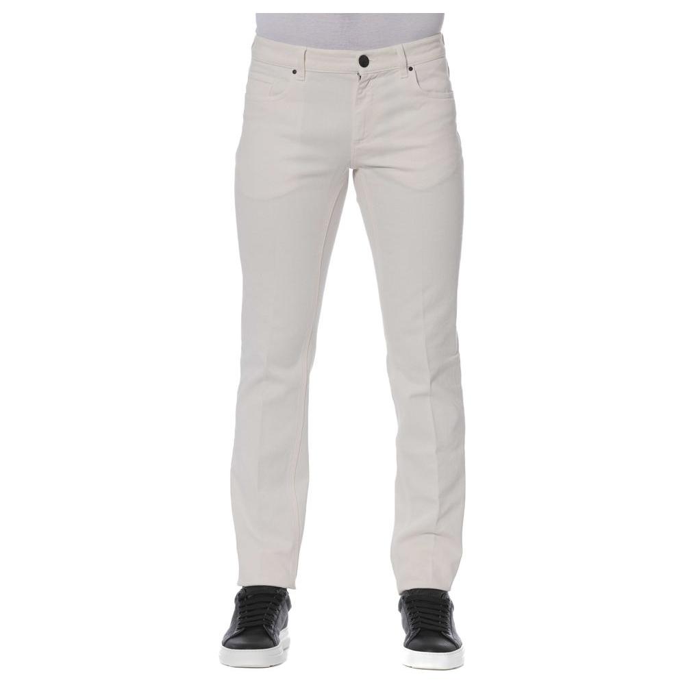 Trussardi Elegant White Cotton Denim for Men white-cotton-jeans-pant-18 product-24091-532802164-857ca96a-872.jpg