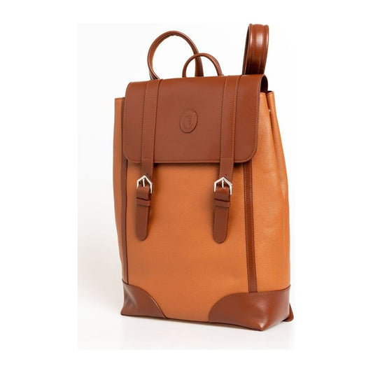 Trussardi Elegant Brown Leather Backpack for Men brown-leather-backpack product-24099-280790172-df691306-3b3.jpg
