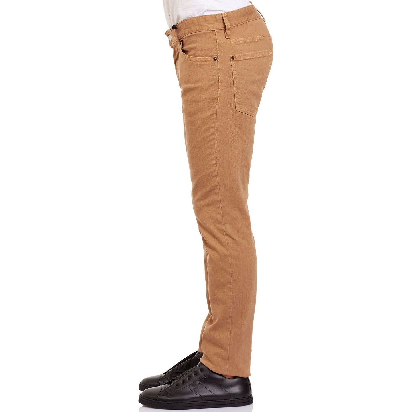 Dsquared² Sleek Brown Denim with Stretch brown-cotton-jeans-pant-4