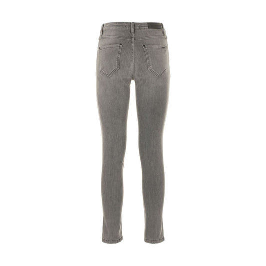 Imperfect Chic Gray Imperfect Denim Classic gray-cotton-jeans-pant-1