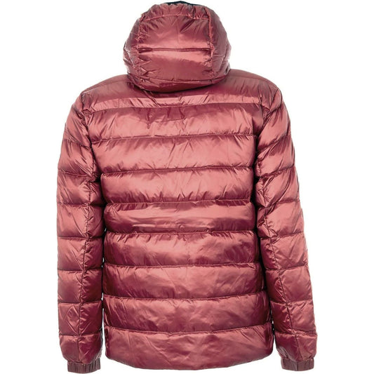Refrigiwear Elegant Pink Hooded Jacket with Zip Pockets red-nylon-jacket-1 MAN COATS & JACKETS product-7713-1852308543-fcf4ba1b-aa7.jpg