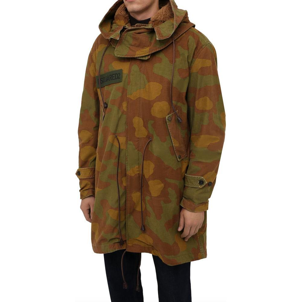 Dsquared² Camo Textured Hooded Parka with Leather Details brown-cotton-jacket product-8140-1460486346-de56bccd-d2d.jpg
