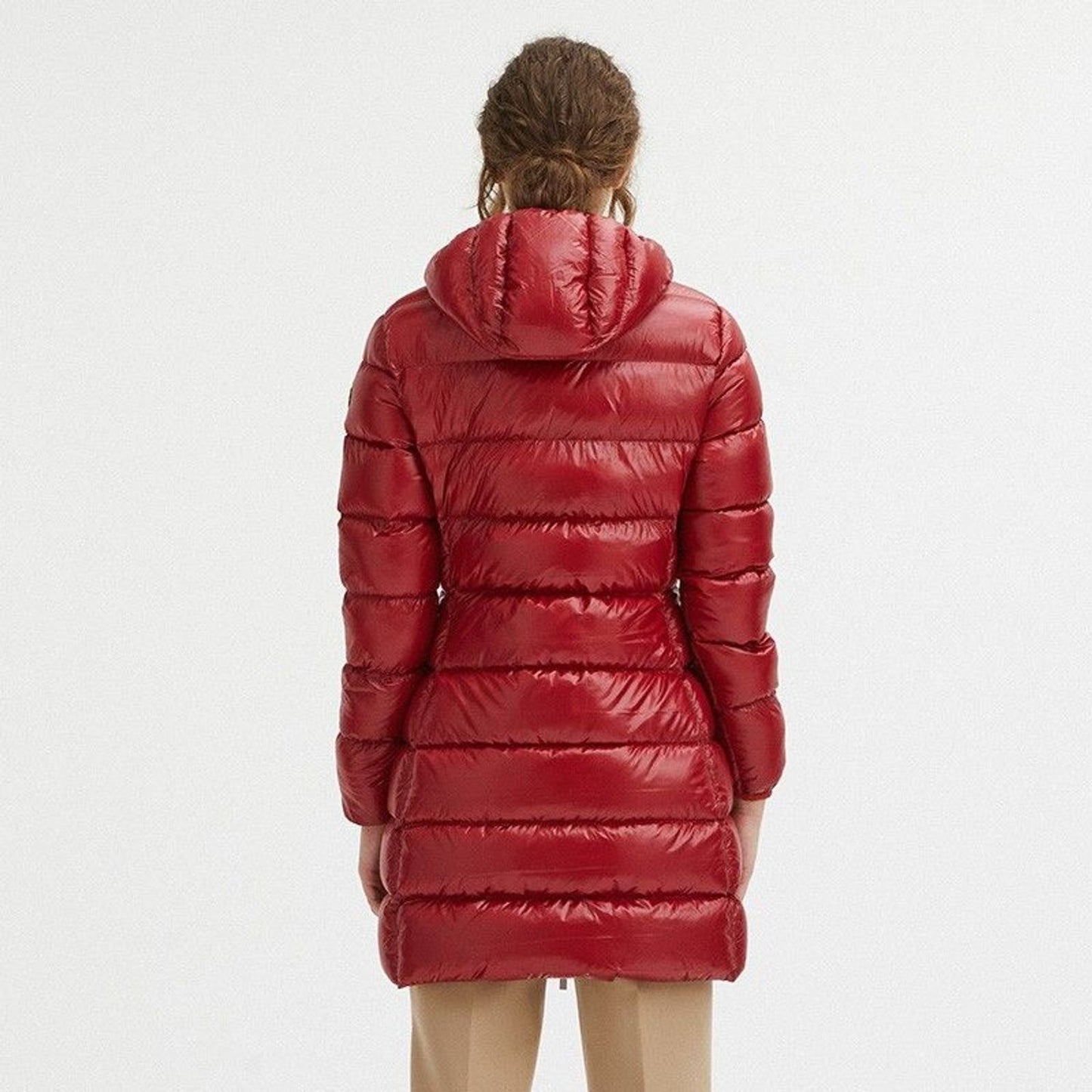 Centogrammi Reversible Goose Down Long Jacket in Pink red-nylon-jackets-coat-3 product-8316-1574174834-10-d17f9a8f-69a.jpg