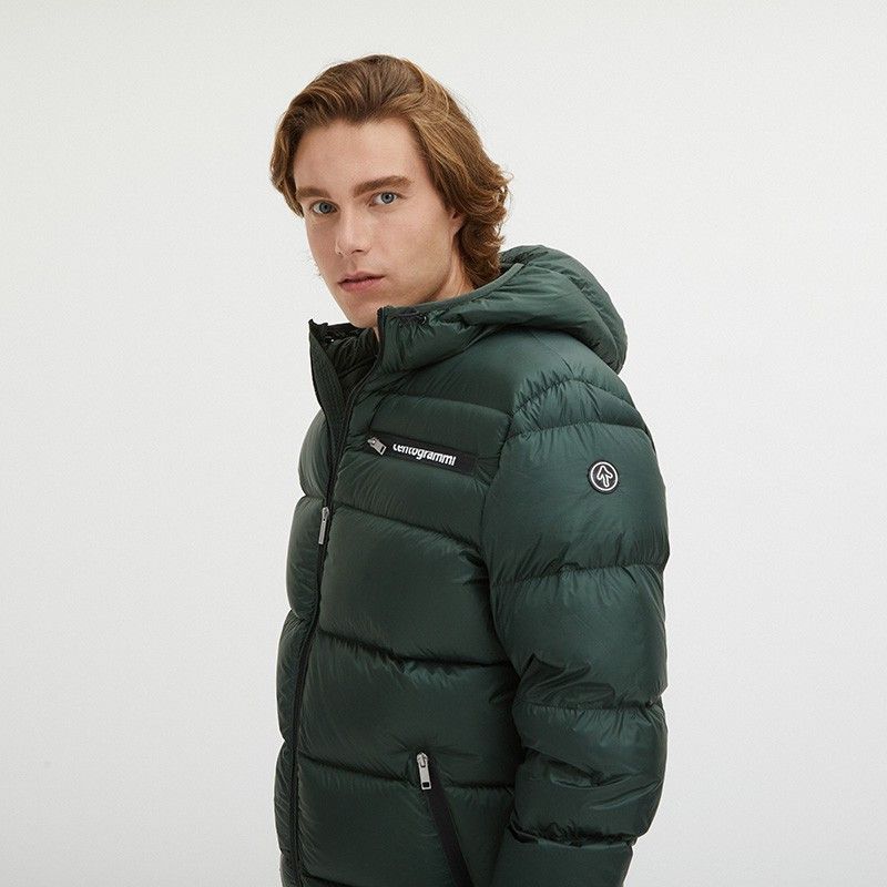 Centogrammi Sleek Dark Green Hooded Winter Jacket green-nylon-jacket-1 product-8323-1438426961-13-77b84399-126.jpg