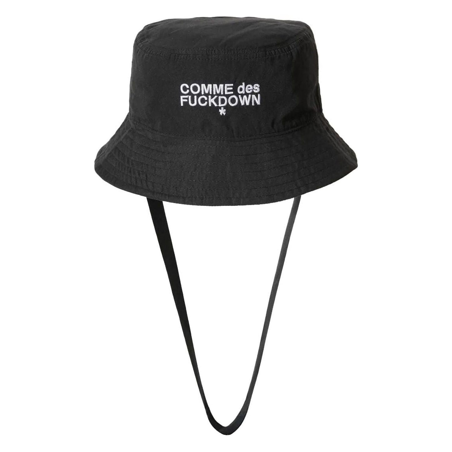Comme Des Fuckdown Sleek Nylon Fisherman Hat with Iconic Stitched Logo black-polyester-hats-cap product-8449-70830211-03c770cd-32d.jpg