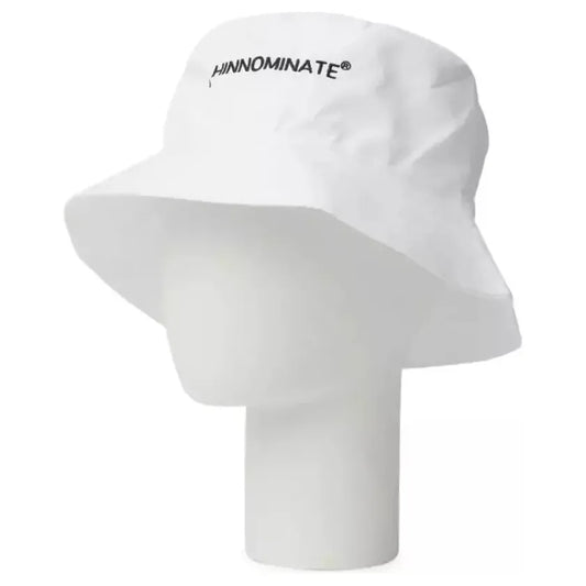 Hinnominate Elegant White Logo Hat - Casual Chic Accessory white-cotton-hat-2 product-8481-273867382-88563b9d-36c.webp