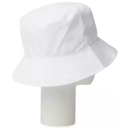 Hinnominate Elegant White Logo Hat - Casual Chic Accessory white-cotton-hat-2 product-8481-763002326-c511bb4b-8f2.webp