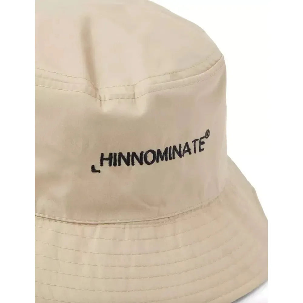 Hinnominate Beige Cotton Hat with Front Logo beige-cotton-hat-1 product-8482-1882339604-f981546f-42d.webp