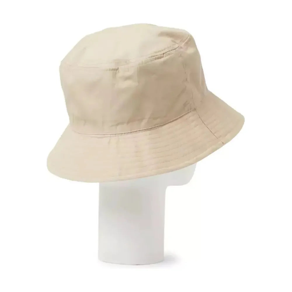 Hinnominate Beige Cotton Hat with Front Logo beige-cotton-hat-1 product-8482-1983528182-c576432f-f79.webp