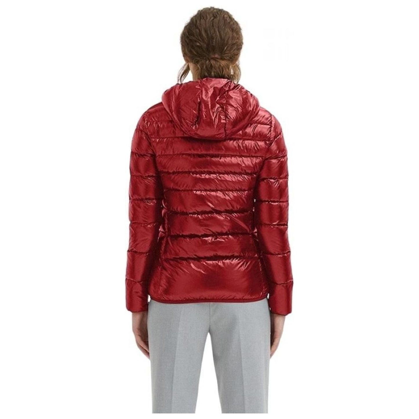 Centogrammi Elegant Ultra Light Hooded Down Jacket red-nylon-jackets-coat-2 product-8591-1972373106-6efa1af1-1c7.jpg