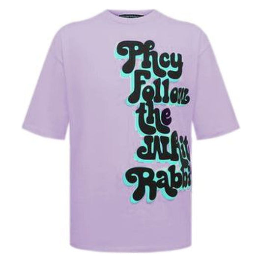 Pharmacy Industry Graphic Crewneck Cotton Tee - Purple purple-cotton-t-shirt-3