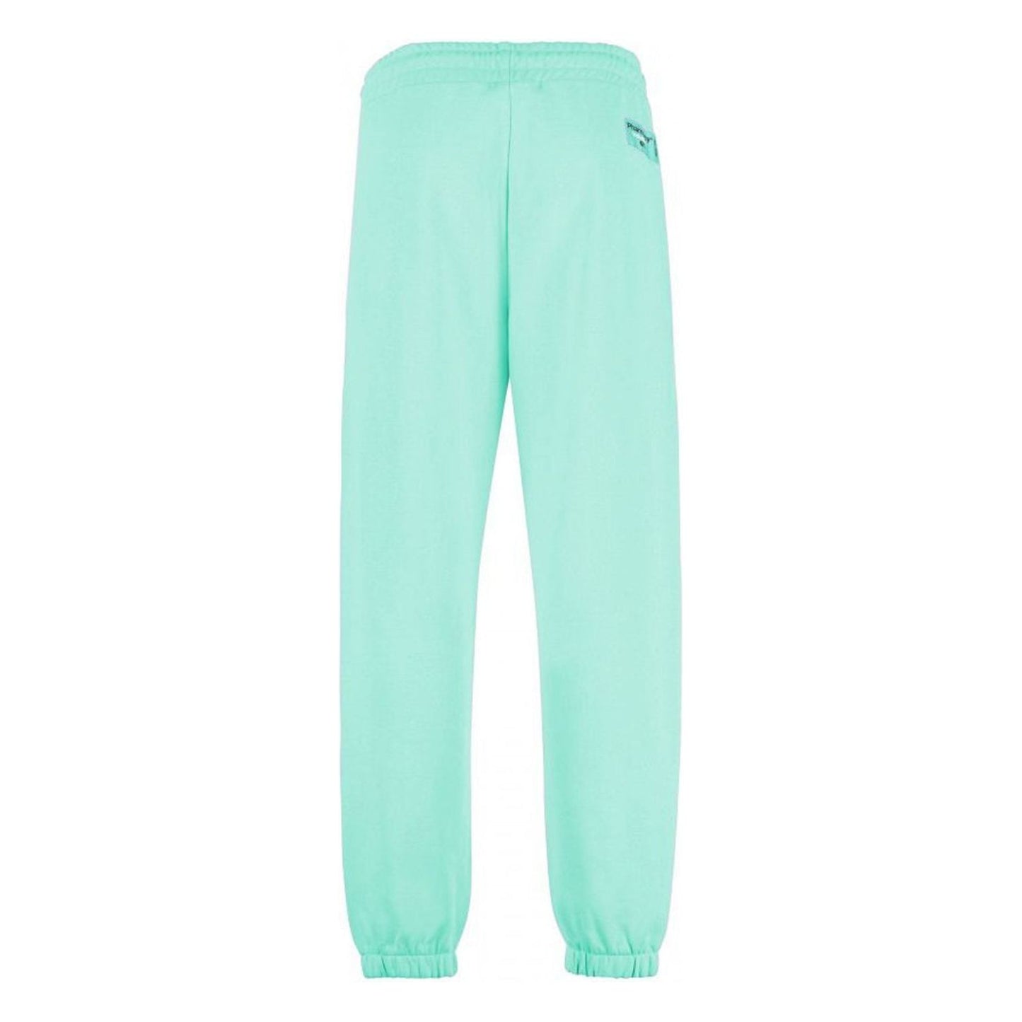 Pharmacy Industry Emerald Cotton Trousers with Logo Print green-cotton-jeans-pant-2