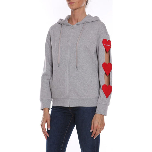 Love Moschino Chic Embroidered Heart Cotton Hoodie gray-cotton-sweater product-8762-1202854485-scaled-83a510e8-01f.jpg