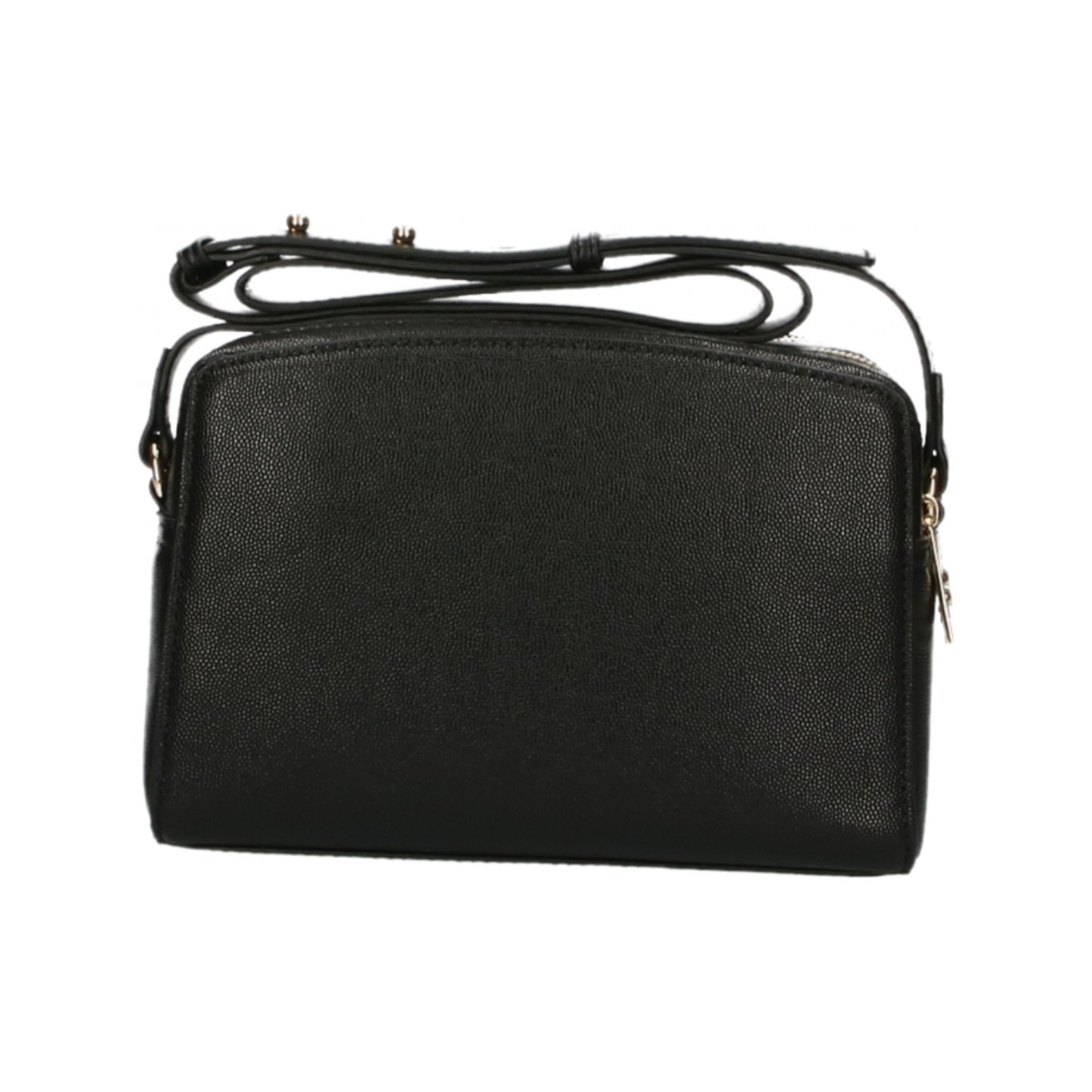 Plein Sport Sleek Black Double-Zip Crossbody Bag black-polyurethane-crossbody-bag