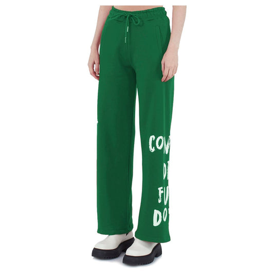 Comme Des Fuckdown Chic Cotton Track Pants with Dual Logo Detailing green-cotton-jeans-pant-22 product-9617-1264626646-cb607f28-d15.jpg