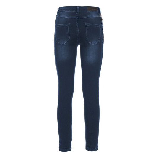 ImperfectChic Lightly Washed Blue Slim-Fit Jeans with Chain DetailMcRichard Designer Brands£89.00