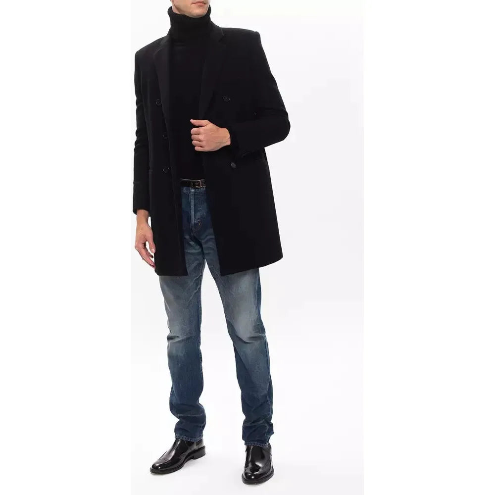 Saint Laurent Sleek Designer Denim for the Modern Man blue-cotton-jeans-pant-58
