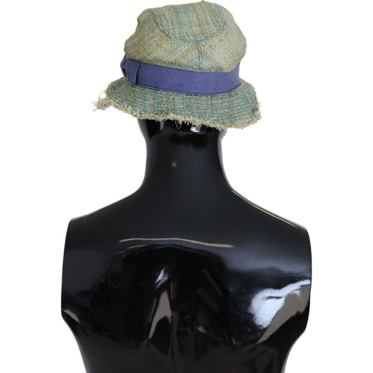 Dolce & Gabbana Chic Multicolor Cotton Bucket Hat multicolor-cotton-straw-bucket-hat