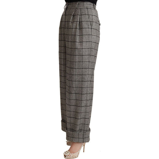 Dolce & GabbanaElegant High Waist Straight Trousers In GreyMcRichard Designer Brands£549.00
