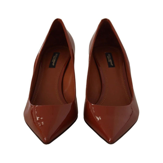 Dolce & Gabbana Elegant Patent Leather Heels Pumps brown-kitten-heels-pumps-patent-leather-shoes s-l1600-1-28-e951e9cd-918.jpg