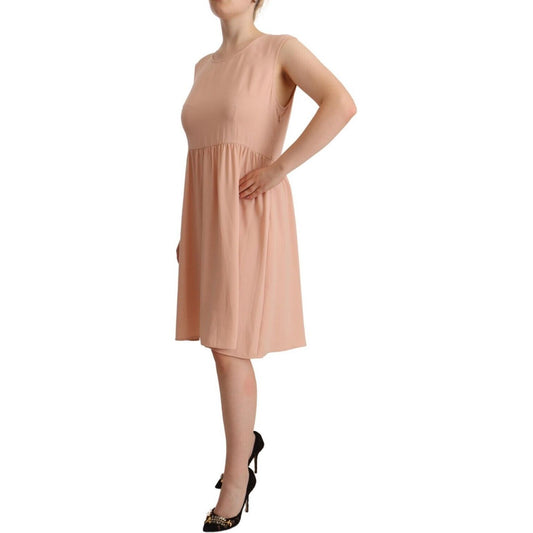 Twinset Elegant Beige Sleeveless Shift Dress WOMAN DRESSES beige-polyester-sleeveless-shift-knee-length-dress s-l1600-1-99-319e9c92-e0c.jpg