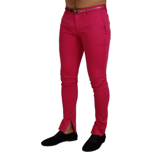 Dolce & Gabbana Chic Pink Cotton Blend Trousers pink-zipper-buckle-waist-trousers-pants s-l1600-10-17-7d4b54b9-816.jpg