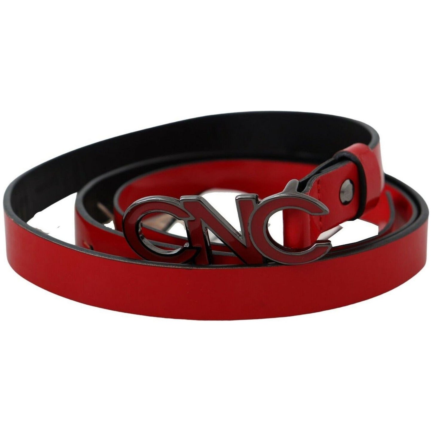 Costume National Chic Red Leather Waist Belt with Black-Tone Buckle WOMAN BELTS red-black-reversible-leather-logo-buckle-belt s-l1600-100-57e98c6a-514.jpg