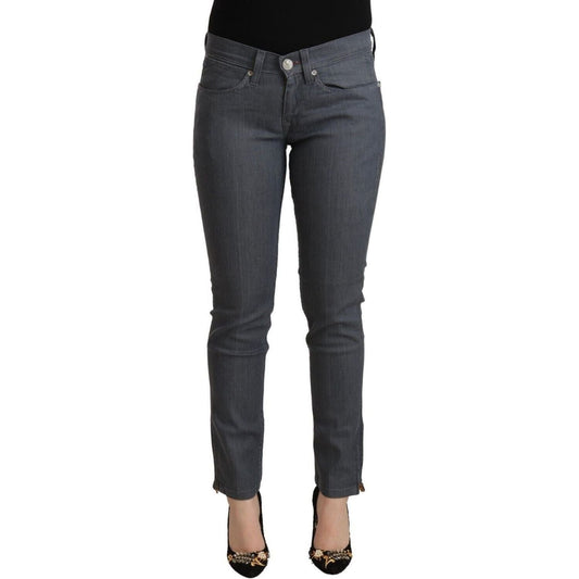 Levi's Chic Slim Fit Grey Denim Delight gray-cotton-low-waist-skinny-denim-jeans