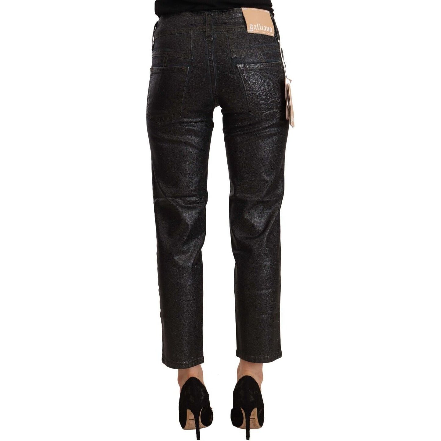 John Galliano Chic Black Glittered Cropped Pants black-glittered-mid-waist-cotton-cropped-pants s-l1600-14-3-1ff98646-8bc.jpg