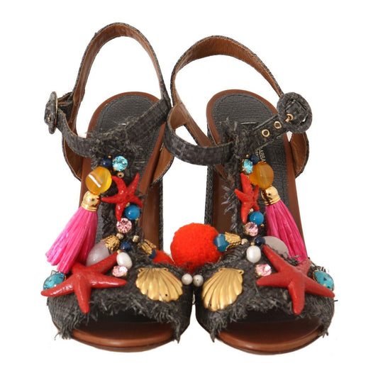 Dolce & Gabbana Elegant Marina T-Strap Heels Sandals gray-straw-marina-sea-star-sandals s-l1600-14-63486e26-bd9.jpg
