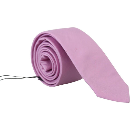 Daniele Alessandrini | Pink Classic Men Necktie Accessory Silk Tie  | McRichard Designer Brands