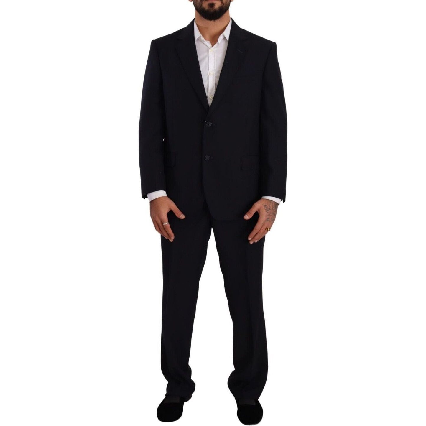 Domenico Tagliente Elegant Black Two-Piece Suit Ensemble blue-polyester-single-breasted-formal-suit-1 s-l1600-16-5-47f4329a-bde.jpg