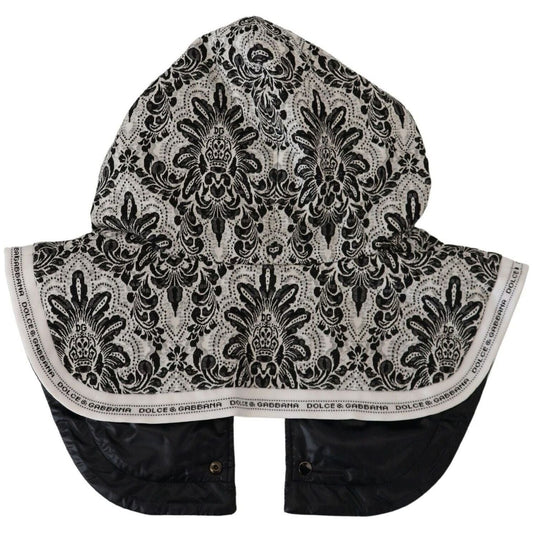 Dolce & Gabbana Elegant Floral Cotton Whole Head Wrap Hat white-floral-whole-head-wrap-one-size-cotton-hat