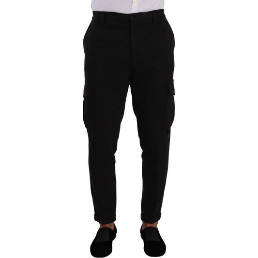 Dolce & GabbanaSleek Skinny Cargo Pants in Timeless BlackMcRichard Designer Brands£469.00