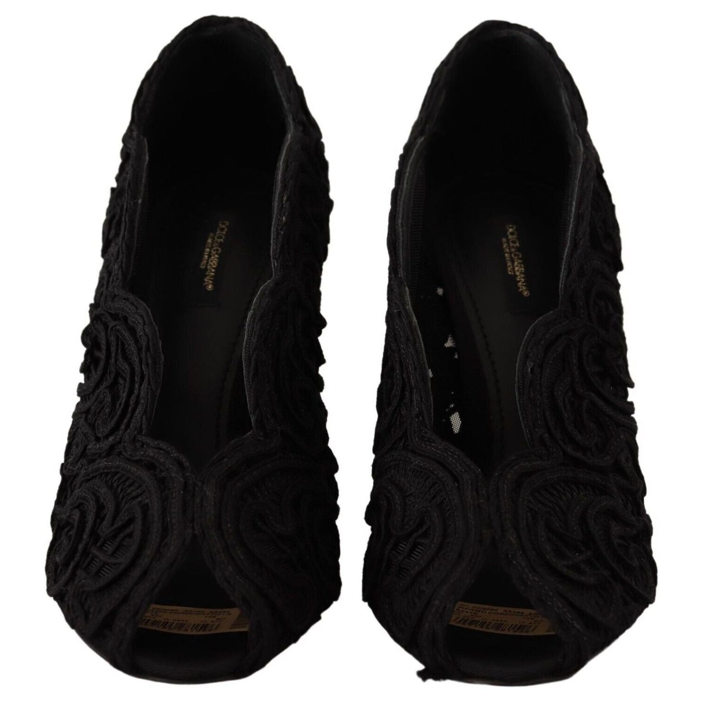 Dolce & Gabbana Elegant Black Lace Stiletto Heels black-cordonetto-ricamo-pump-open-toe-shoes s-l1600-2-137-4f0decde-ad8.jpg