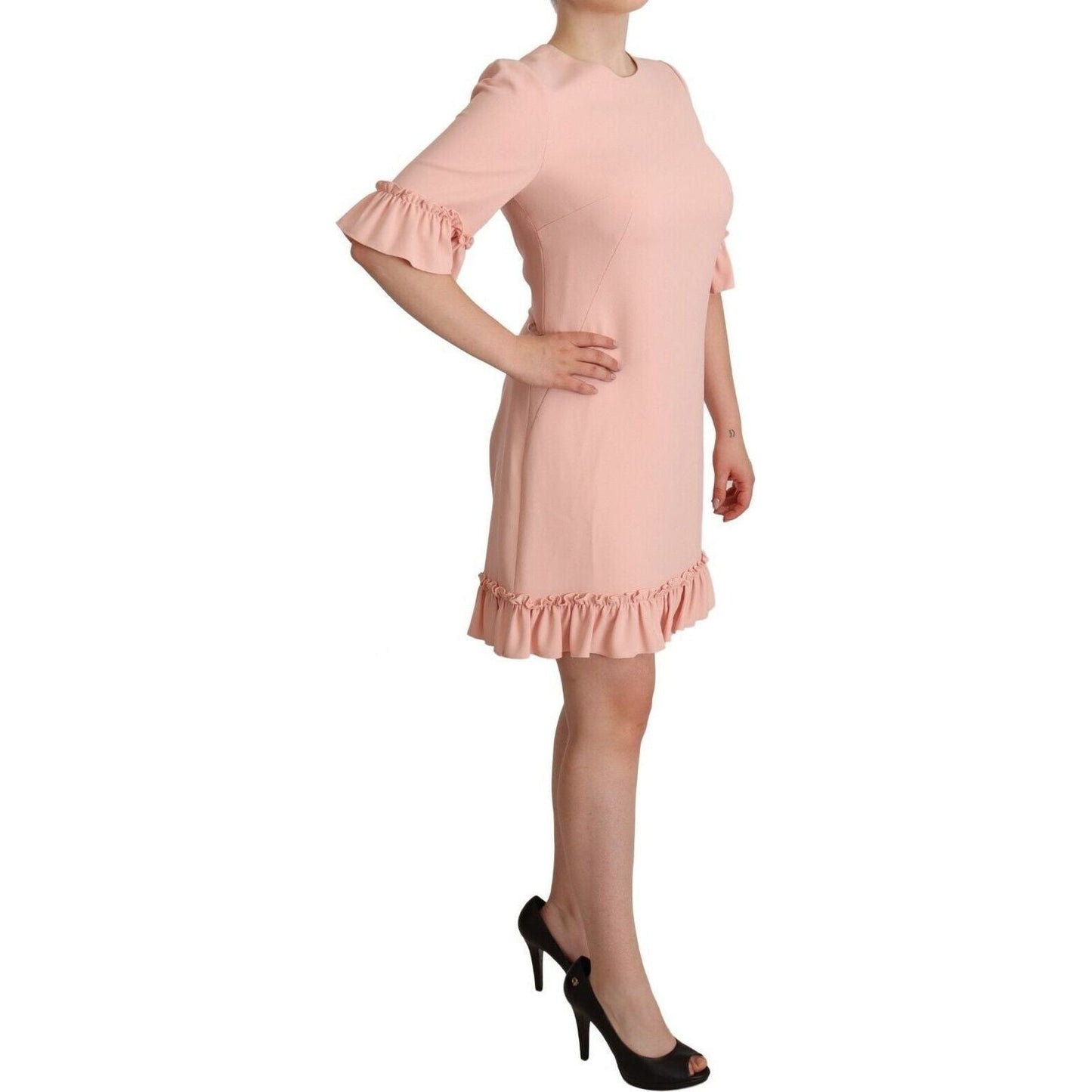 Dolce & GabbanaRuffled Sleeve Sheath Dress in PinkMcRichard Designer Brands£849.00