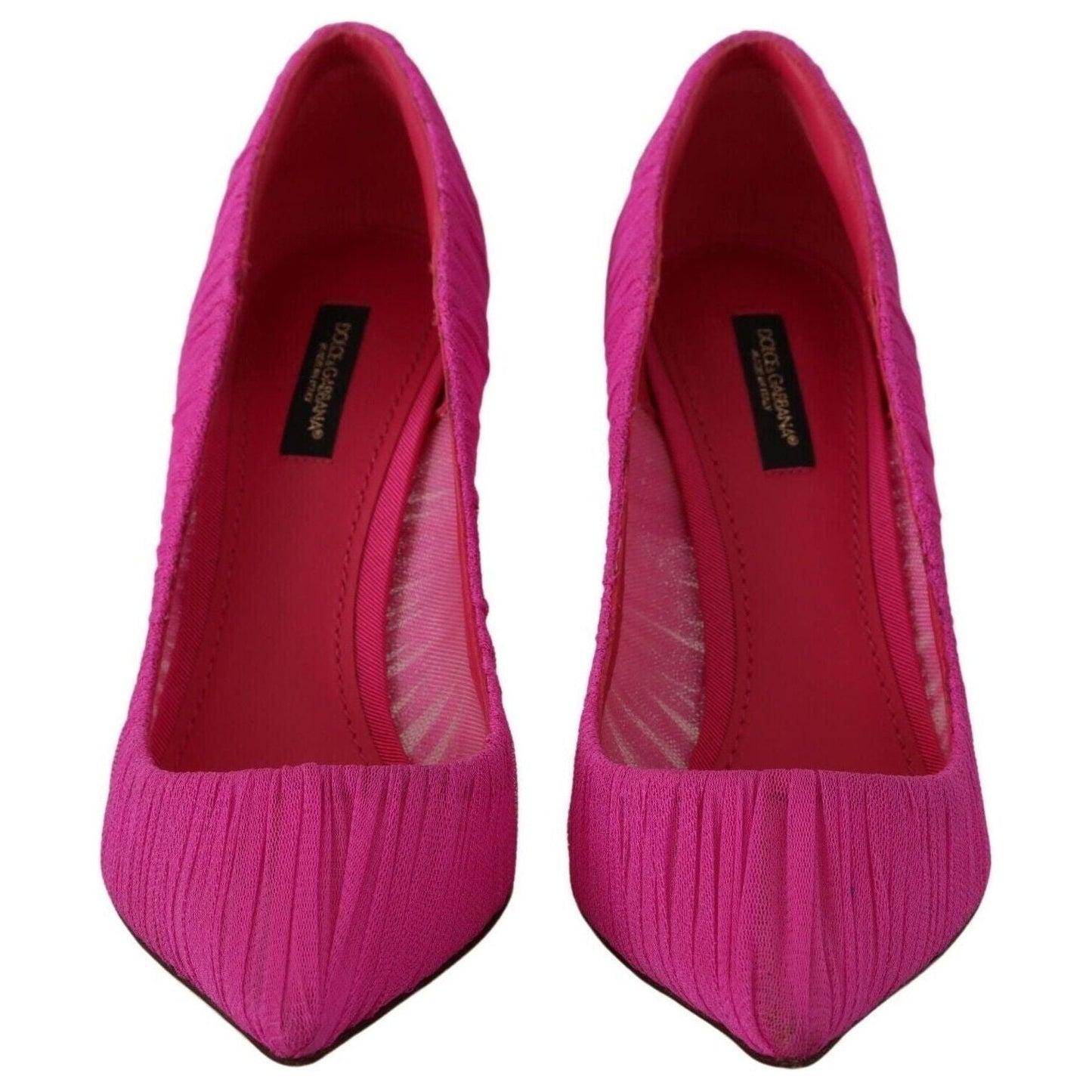 Dolce & Gabbana Elegant Pink Tulle Mesh Heels Pumps pink-tulle-stiletto-high-heels-pumps-shoes s-l1600-2-150-c1ed907e-ab7.jpg