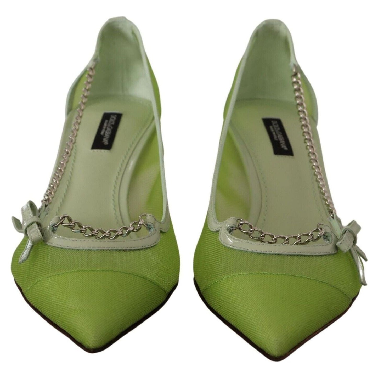 Dolce & Gabbana Enchanting Green Mesh Chain Pumps green-mesh-leather-chains-heels-pumps-shoes s-l1600-2-152-5d54ce7e-061.jpg
