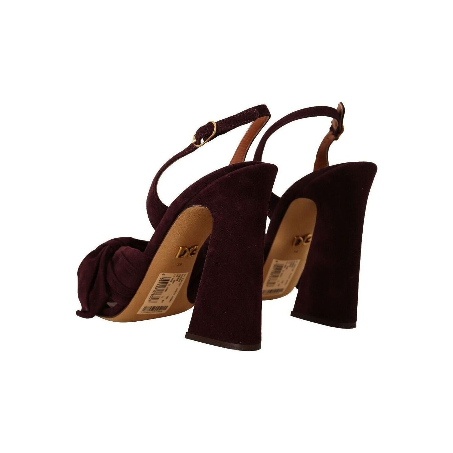 Dolce & Gabbana Elegant Purple Suede Heels Sandals dark-purple-suede-ankle-strap-sandals-shoes s-l1600-2-170-f81ab5be-a4d.jpg