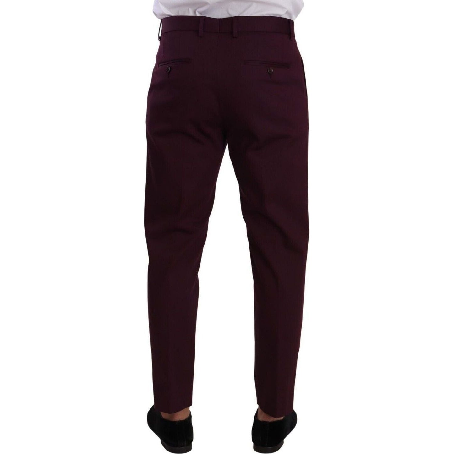 Dolce & Gabbana Elegant Purple Chinos for the Modern Man purple-cotton-tapered-chinos-dress-pants s-l1600-2-172-dc580092-873.jpg