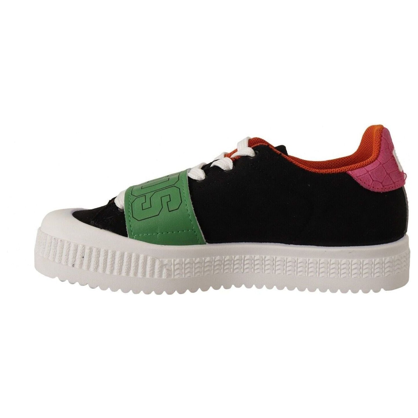 GCDS Stylish Multicolor Low Top Lace-Up Sneakers multicolor-suede-low-top-lace-up-women-sneakers-shoes