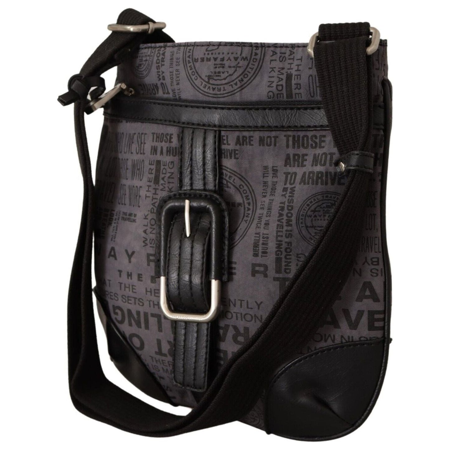 WAYFARER Chic Gray Fabric Crossbody Bag Crossbody Bag gray-printed-logo-shoulder-crossbody-purse-bag s-l1600-2-23-d7b23900-3e8.jpg