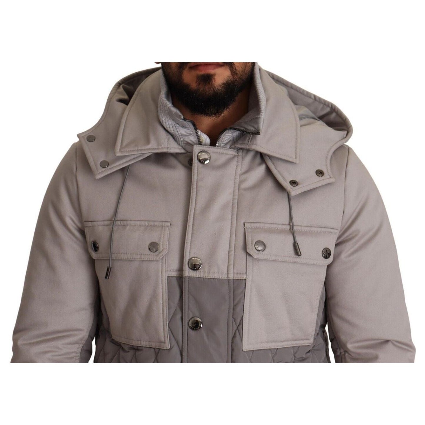 Dolce & Gabbana Elegant Lightweight Gray Windbreaker Jacket gray-cotton-windbreaker-hooded-parka-jacket s-l1600-2-245-bf43a232-f2d_cb14d0fa-3b19-4093-a90e-0c83e07a9d1e.jpg